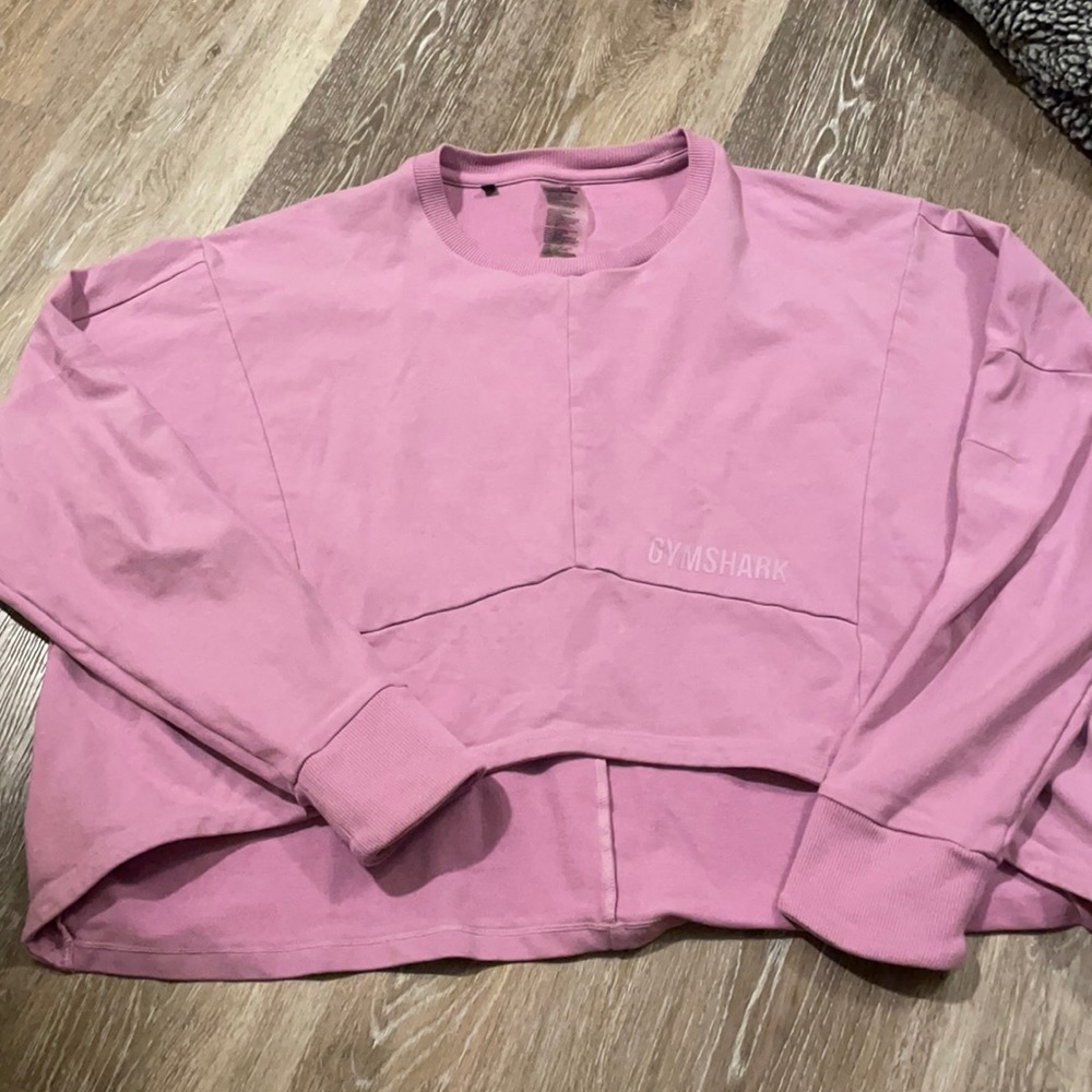 Hun shark sweatshirt crop top